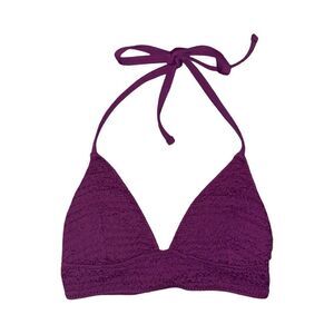 Becca By Rebecca Virtue Purple Bikini Top